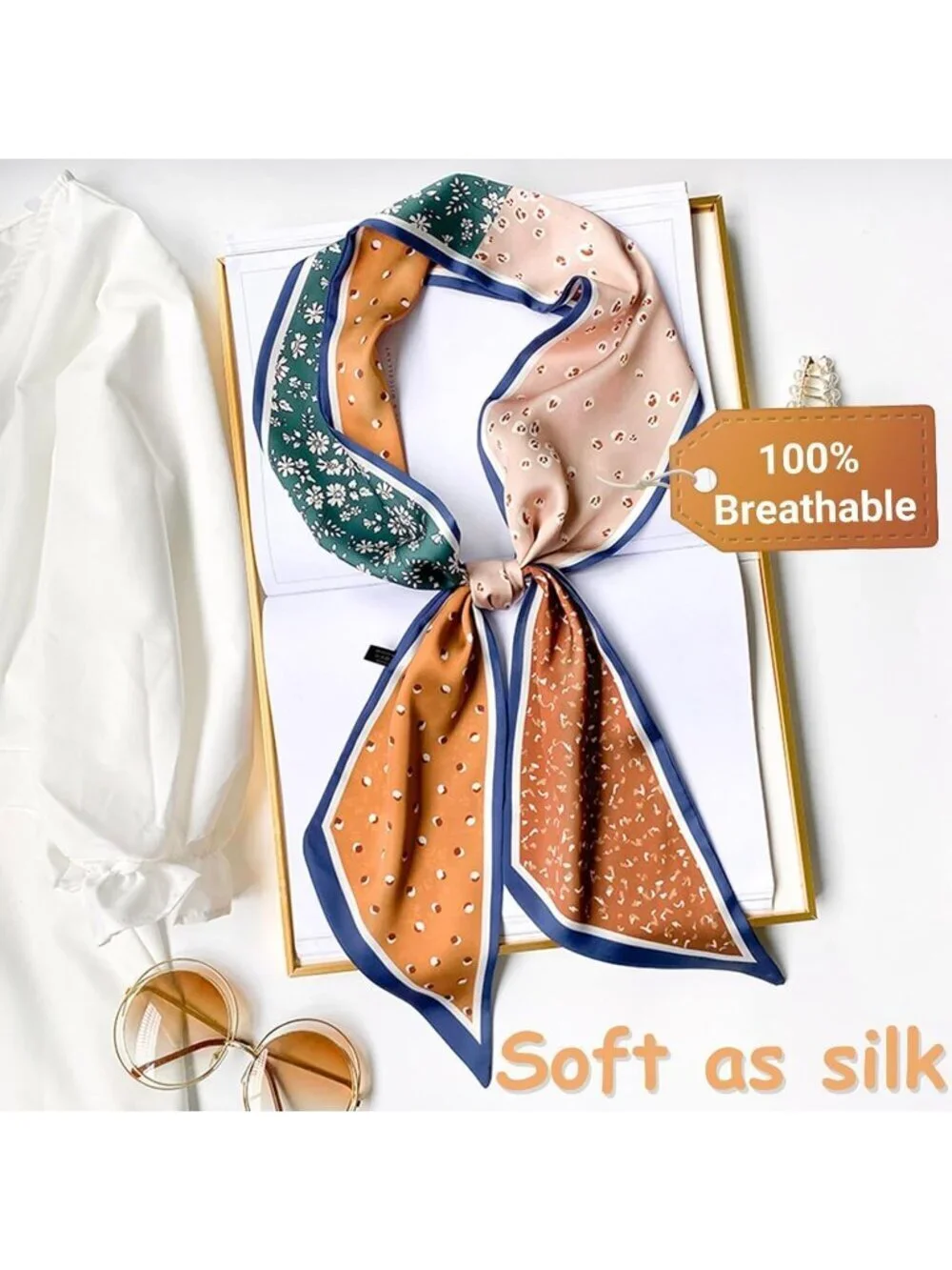 N/A silk scarf